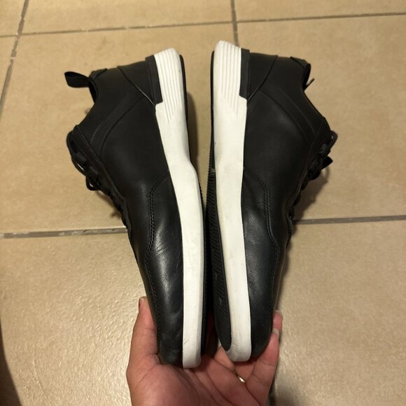 Wolf and Shepherd Crossover Trainer WTZ Black Leather Sneaker  Men size 12 main image 7